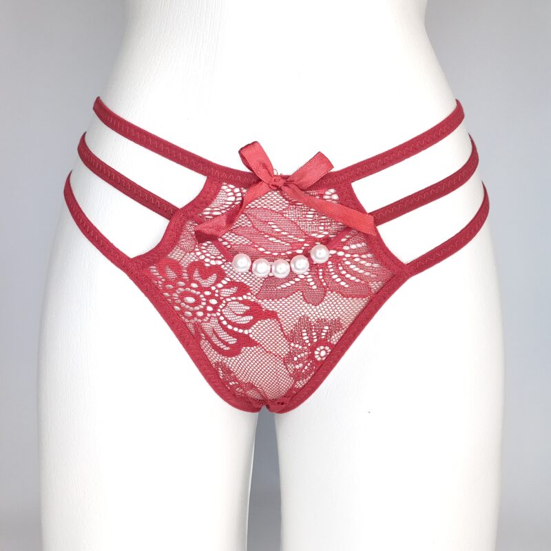 Panty Pearls Vinotinto