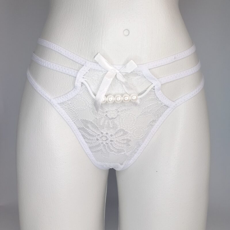 Panty Pearls Blanca