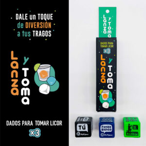 JUEGO DADOS LANZA Y TOMA
