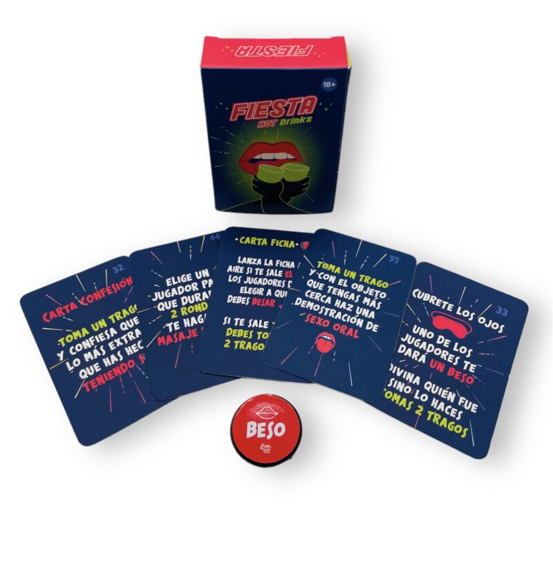 JUEGO DE CARTAS FIESTA HOT DRINKS