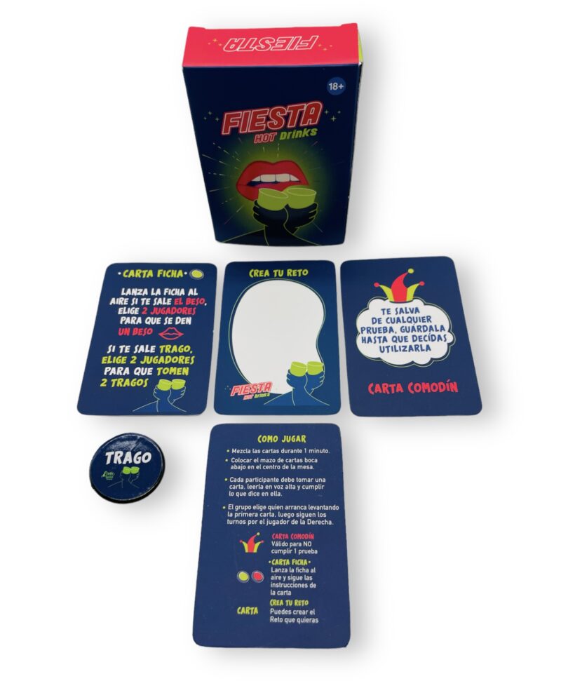 JUEGO DE CARTAS FIESTA HOT DRINKS
