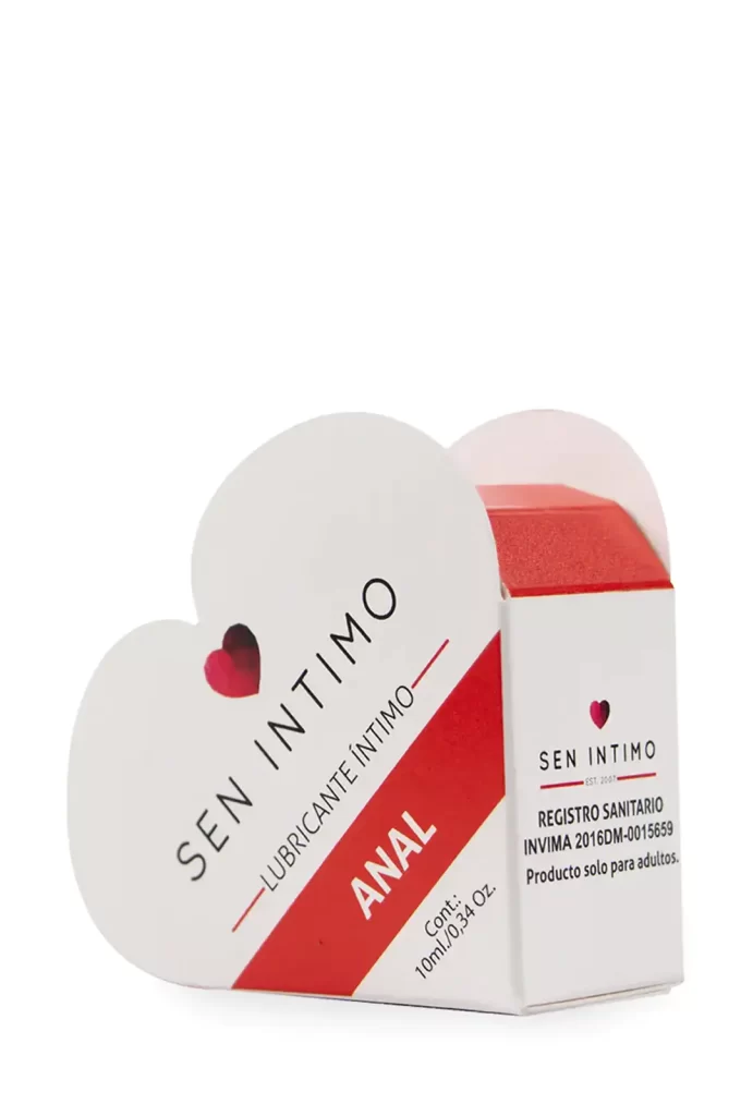 Lubricante Anal Corazón X 10 Ml Sen Intimo