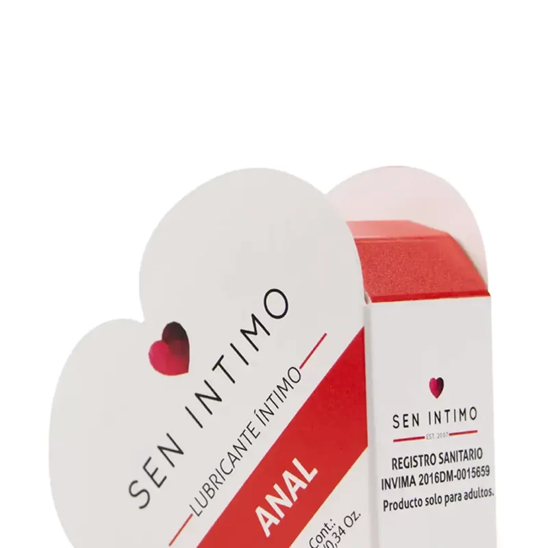 Lubricante Anal Corazón X 10 Ml Sen Intimo