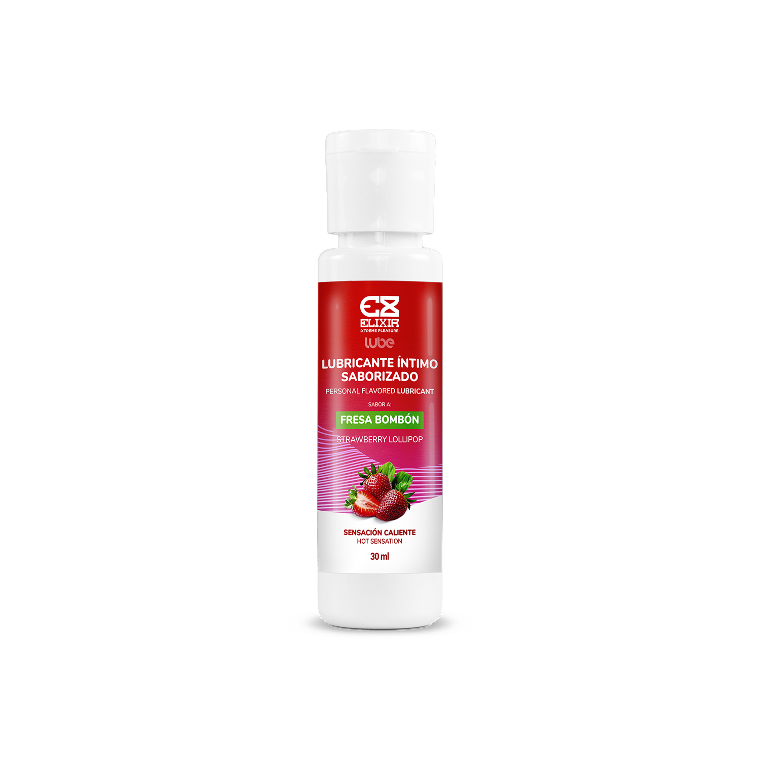 Lubricante Saborizado Fresa Bombon Elixir30 ML