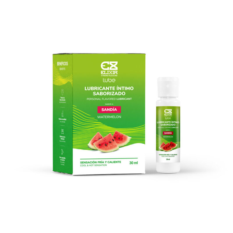 Lubricante Saborizado Sandía Elixir 30 ML