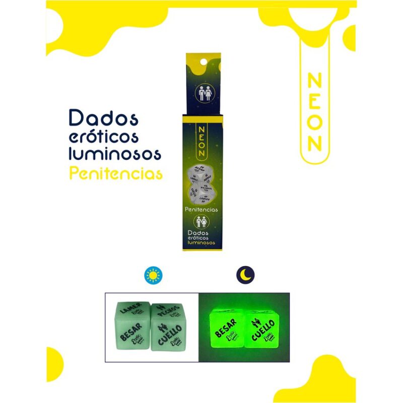 DADOS ERÓTICOS PENITENCIAS HETEROSEXUAL NEON