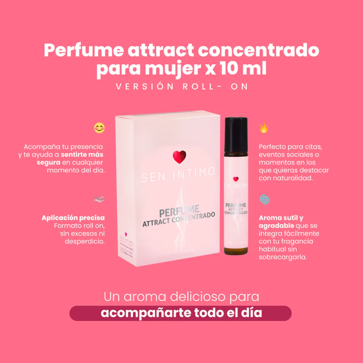 Perfume concentrado con feromonas para mujer